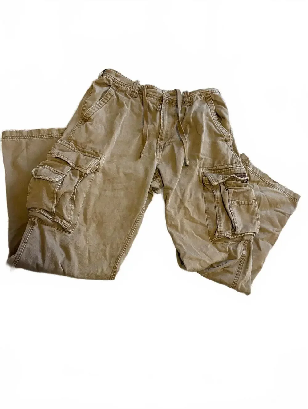 Vtg Y2K 2000s Thick Aeropostale 036 Loose Wide Leg Cargo Pants M 34x34 Grunge